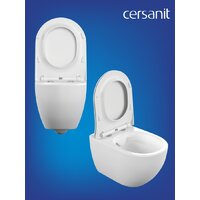 Унитаз подвесной Cersanit Brasko Smart Clean On DPL EO Slim LP 64824 - Изображение №5 — Chaika Market