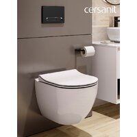 Унитаз подвесной Cersanit Brasko Smart Clean On DPL EO Slim LP 64824 - Изображение №4 — Chaika Market