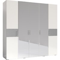 Шкаф распашной ФорестДекоГрупп Вена 5-х створчатый (белый/серый) - Изображение №2 — Chaika Market