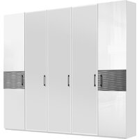 Шкаф распашной ФорестДекоГрупп Вена 5-х створчатый (белый/серый) — Chaika Market