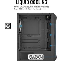 Корпус AeroCool Falcon-A-BK-v1 - Изображение №7 — Chaika Market
