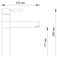 Смеситель Wasserkraft Main 4107 - Изображение №3 — Chaika Market