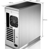 Корпус Jonsbo UMX4 (серебристый) - Изображение №7 — Chaika Market