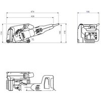 Штроборез Metabo MFE 40 (с кейсом) - Изображение №11 — Chaika Market