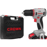 Дрель-шуруповерт Crown CT21091HX-2 BMC (с 2-мя АКБ, кейс) — Chaika Market