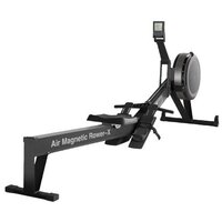 Гребной тренажер Unixfit Air Magnetic Rower-X Black — Chaika Market
