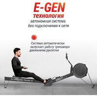 Гребной тренажер Unixfit Air Magnetic Rower-X Black - Изображение №7 — Chaika Market