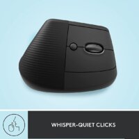Вертикальная мышь Logitech Lift (графит) - Изображение №5 — Chaika Market