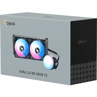 Система жидкостного охлаждения для процессора Ocypus Delta L24 BK ARGB V2 (черный) - Изображение №8 — Chaika Market