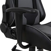 Игровое (геймерское) кресло Brabix GT Racer GM-100 (черный/серый) - Изображение №11 — Chaika Market