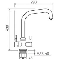 Смеситель РМС SUS124-017F-015 - Изображение №4 — Chaika Market