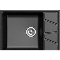Кухонная мойка GranFest GF-V-680L (черный) - Изображение №2 — Chaika Market
