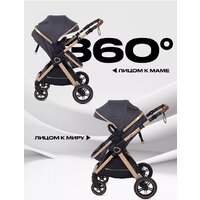 Универсальная коляска Rant Basic Roller Gold RA161 (2 в 1, grey) - Изображение №8 — Chaika Market