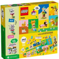 Набор деталей LEGO Classic 11034 Креативные домашние животные - Изображение №5 — Chaika Market