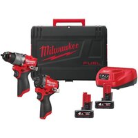  Milwaukee M12FPP2X2-402X 4933498741 (шуруповерт, винтоверт, 2 АКБ, кейс) — Chaika Market