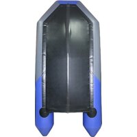 Моторно-гребная лодка Муссон 2800 СК LIGHT (серый/синий) - Изображение №2 — Chaika Market