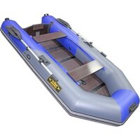 Моторно-гребная лодка Муссон 2800 СК LIGHT (серый/синий) - Изображение №6 — Chaika Market