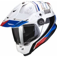 Мотошлем Scorpion Exo ADF-9000 Air Desert (р. XL, белый/синий/красный) — Chaika Market