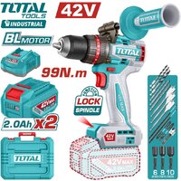 Ударная дрель-шуруповерт Total TIDLI429982 (с 2-мя АКБ, кейс) — Chaika Market