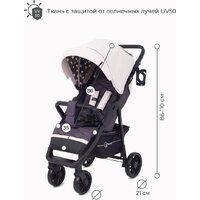 Коляска прогулочная «книга» Rant Vega Star 2022 RA057 (ivory beige) - Изображение №14 — Chaika Market