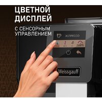 Кофемашина Weissgauff WCM-330 TFT Touch Cappuccino Nero - Изображение №5 — Chaika Market