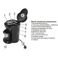 Капельная кофеварка Clatronic KA 3356 - Изображение №8 — Chaika Market