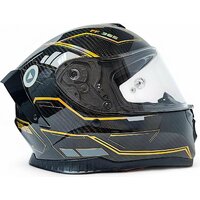 Мотошлем AIM RH365 365-012-XXXL (XXXL, Carbon Kaiqi Golden) - Изображение №4 — Chaika Market