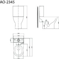 Унитаз напольный Triton Pro Astro AO-2345 - Изображение №2 — Chaika Market