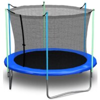 Батут Atlas Sport 312 см - 10ft (с лестницей, внутренняя сетка, синий) - Изображение №3 — Chaika Market