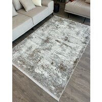 Ковер для жилой комнаты Radjab Carpet София MR 245 Прямоугольник 11691RK (2x2.9, Cream/Gold) - Изображение №6 — Chaika Market