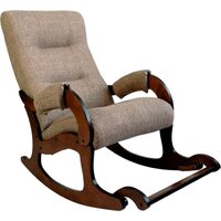 Кресло-качалка Glider Аоста (светло-коричневый/орех антик) — Chaika Market