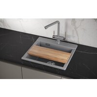 Кухонная мойка Granula ES-5201 (алюминиум) - Изображение №4 — Chaika Market