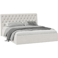 Кровать Трия Скарлет 180x200 (велюр бежевый) — Chaika Market