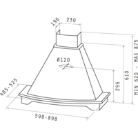 Кухонная вытяжка Elica Coraline WH/A/90 T.Grezzo - Изображение №4 — Chaika Market
