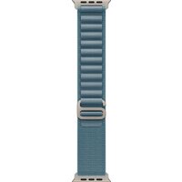 Умные часы Apple Watch Ultra 3 LTE 49 мм (титановый корпус, природный/голубой, текстильный ремешок размера L) - Изображение №3 — Chaika Market