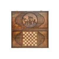 Шашки/нарды Mkhitaryan Олень DM034 - Изображение №3 — Chaika Market