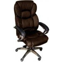 Офисное кресло Деловая обстановка Виктория STM (темно-коричневый) — Chaika Market