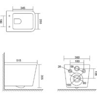 Унитаз подвесной Lauter Square 214903 + GROHE Rapid SL 39504000 (округлая, хром) - Изображение №20 — Chaika Market