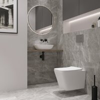 Унитаз подвесной Lauter Square 214903 + GROHE Rapid SL 39504000 (округлая, хром) - Изображение №17 — Chaika Market