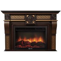 Портал Firelight Vittoriano 30 (темный дуб с золотой патиной) — Chaika Market