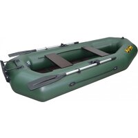 Моторно-гребная лодка Муссон R-260 PC TP (зеленый) - Изображение №5 — Chaika Market