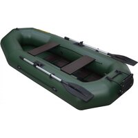 Моторно-гребная лодка Муссон R-260 PC TP (зеленый) - Изображение №3 — Chaika Market