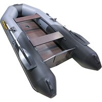 Моторно-гребная лодка Муссон 2800 СК LIGHT (серый/черный) - Изображение №4 — Chaika Market