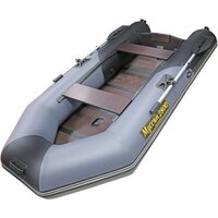 Моторно-гребная лодка Муссон 2800 СК LIGHT (серый/черный) - Изображение №3 — Chaika Market