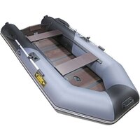 Моторно-гребная лодка Муссон 2800 СК LIGHT (серый/черный) - Изображение №5 — Chaika Market