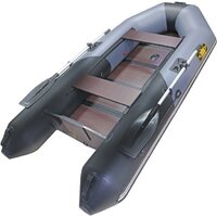 Моторно-гребная лодка Муссон 2800 СК LIGHT (серый/черный) - Изображение №6 — Chaika Market