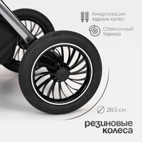 Универсальная коляска Tomix Adele 2 в 1 S760/2 (черный) - Изображение №37 — Chaika Market