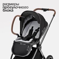 Универсальная коляска Tomix Adele 2 в 1 S760/2 (черный) - Изображение №21 — Chaika Market
