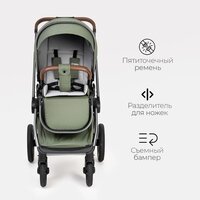 Универсальная коляска Tomix Adele 2 в 1 S760/2 (черный) - Изображение №25 — Chaika Market