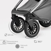 Универсальная коляска Tomix Adele 2 в 1 S760/2 (черный) - Изображение №35 — Chaika Market